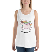 Load image into Gallery viewer, Always Be You Unicorn Tank Top
