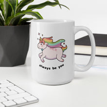 Load image into Gallery viewer, Love and Unicorn Mug, 15 oz.
