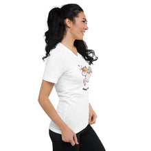 Load image into Gallery viewer, Always Be You Unicorn V-Neck Shirt
